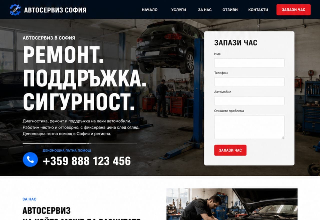 Автосервиз с пътна помощ