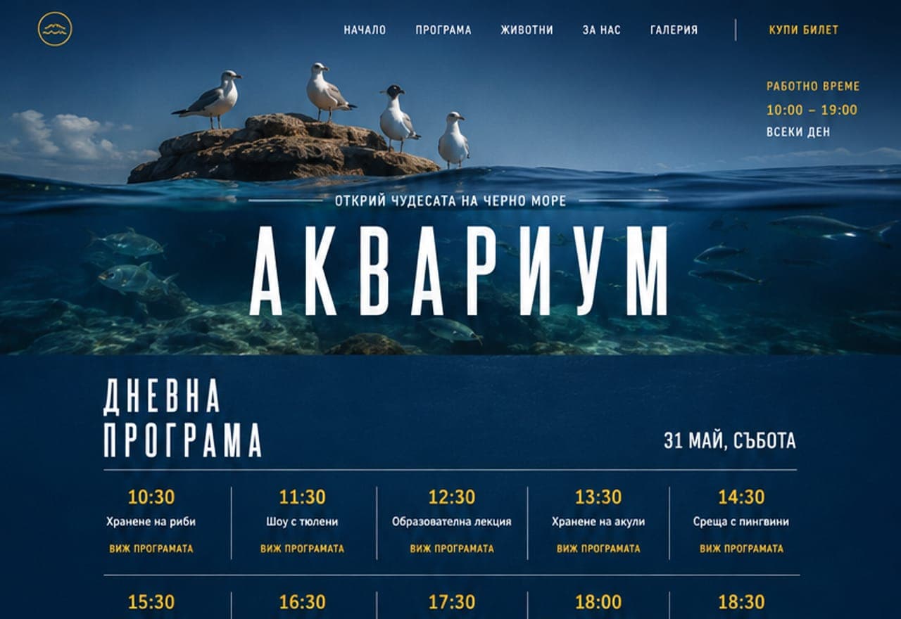 Морски аквариум